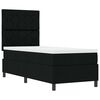 vidaXL Cama tipo Box Spring con colch&oacute;n Negro 80 x 200 cm tela