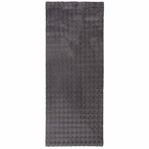 vidaXL Alfombras de &aacute;rea SIROLO Gris antracita 150 x 80 cm Poli&eacute;ster