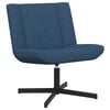 vidaXL Silla giratoria Azul 63 x 75 x 76 cm tela