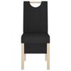 vidaXL Sillas de comedor 2 unidades de tela negra