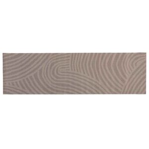 vidaXL Alfombra de cocina Escandinavo marr&oacute;n 150 x 45 cm