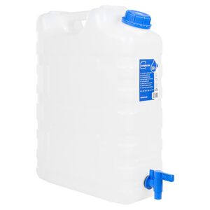 vidaXL Garrafa de agua con grifo pl&aacute;stico transparente 20 litros