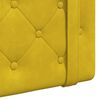 vidaXL Cabecera Colgante Amarillo 150 x 55 x 5 cm Terciopelo