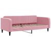 vidaXL Sofá cama nido terciopelo rosa 90x200 cm