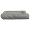 vidaXL Coj&iacute;n para perros con almohadas tela oxford gris 135x110x23 cm