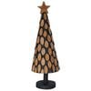 vidaXL &Aacute;rbol de Navidad Marr&oacute;n 90 cm Madera de teca maciza