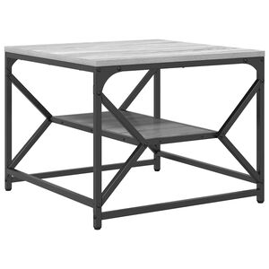vidaXL Mesa de Caf&eacute; Gris Sonoma 51 x 50 x 40 cm
