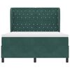 vidaXL Cama tipo Box Spring Verde oscuro 200 x 140 cm Terciopelo