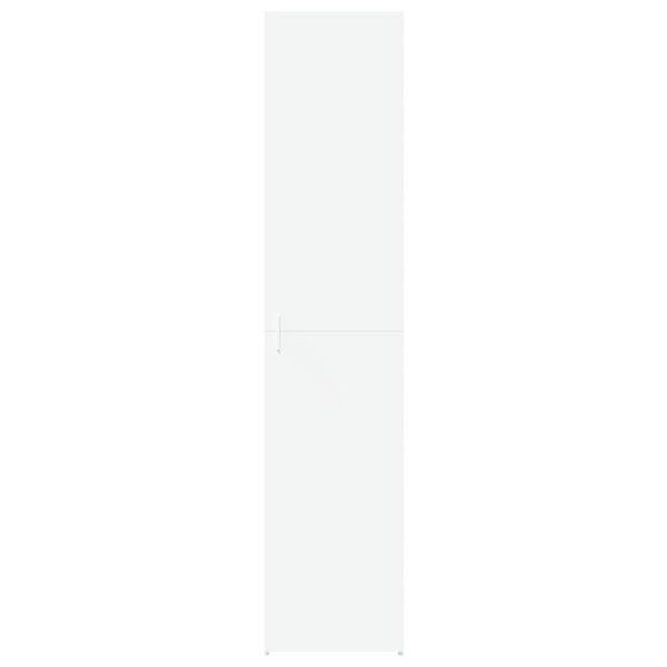 vidaXL Aparador de madera de ingenier&iacute;a blanco 40x42,5x185 cm