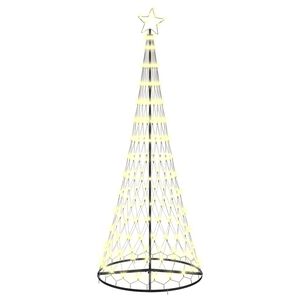 vidaXL &Aacute;rbol de Navidad LED con 295 LED C&aacute;lido 250 cm Metal