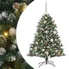 vidaXL &Aacute;rbol de Navidad artificial Verde 120 cm PVC, Pl&aacute;stico y Acero