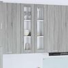 vidaXL Mueble colgante con almacenamiento Gris Sonoma 60 x 31 x 100 cm
