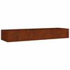 vidaXL Jardinera acero corten 280x80x40 cm