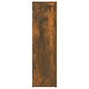 vidaXL Aparador madera contrachapada color roble ahumado 80x30x106 cm