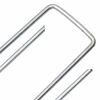 vidaXL Clavijas de tierra forma U 50 uds acero galvanizado 15x3,5 cm