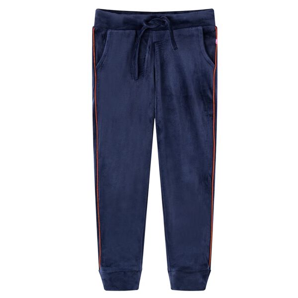 Pantalones de ch&aacute;ndal infantiles azul marino 92
