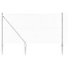 vidaXL Valla de eslabones con picos 10 x 1,4 m Acero Galvanizado Malla