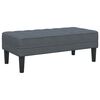 vidaXL Juego de Sofá 2 pcs Gris oscuro 173 x 131 x 67 cm Terciopelo