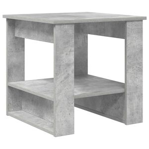 vidaXL Mesa de Caf&eacute; Gris Concreto 51 x 50 x 50 cm Madera de ingenier&iacute;a