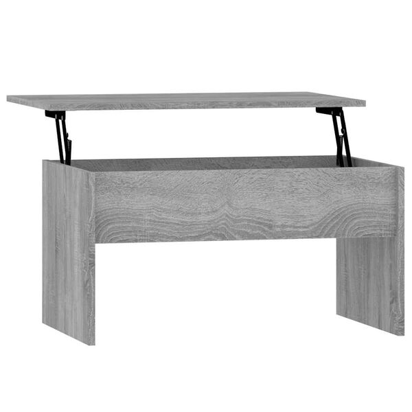 vidaXL Mesa de centro madera de ingeniería gris Sonoma 80x50,5x41,5 cm