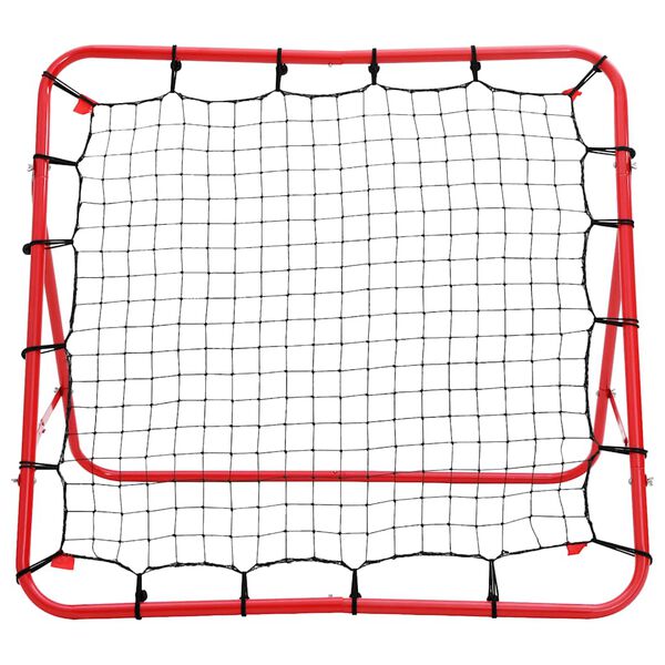vidaXL Red de rebote ajustable para f&uacute;tbol 100 x 100 cm