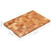 vidaXL Tabla de cortar de madera maciza de acacia 60x40x3,8 cm