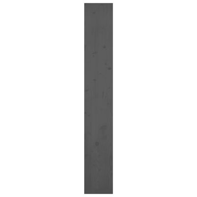 vidaXL Estantería/divisor de espacios madera pino gris 80x30x199,5 cm