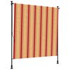 vidaXL Cortina de Rodillo Exterior Multicolor 100 x 270 cm