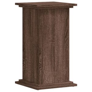 vidaXL Soportes de plantas madera ingenier&iacute;a marr&oacute;n roble 33x33x60 cm