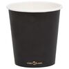 vidaXL Vasos de papel para caf&eacute; 100 uds negro 200 ml