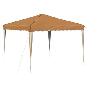 vidaXL Carpa Plegable para Fiestas 288 x 288 x 245 cm Beige