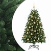 vidaXL &Aacute;rbol de Navidad artificial verde medio con bolas 150 cm