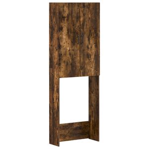 vidaXL Mueble de ba&ntilde;o HAARLEM Roble Ahumado 66 x 25,5 x 190 cm