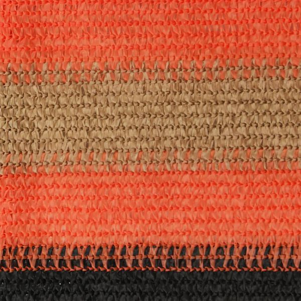 vidaXL Toldo para balcón HDPE multicolor 90x500 cm