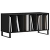 vidaXL Mueble para discos madera contrachapada negro 100x38x48 cm