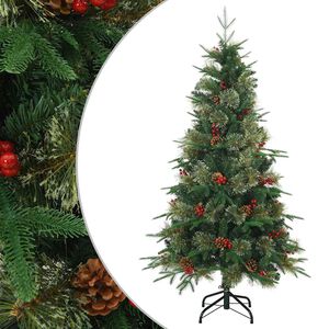 vidaXL &Aacute;rbol de Navidad artificial con ramas articuladas Verde 120 cm