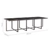 vidaXL Set comedor de jard&iacute;n 15 pzas y cojines rat&aacute;n sint&eacute;tico marr&oacute;n