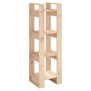 vidaXL Estanter&iacute;a/divisor de espacios madera maciza pino 41x35x125 cm