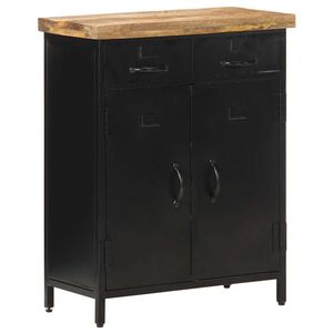 vidaXL Aparador de madera de mango rugosa 60x30x76 cm