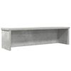vidaXL Estantes de cocina apilables 2 uds gris hormig&oacute;n 60x15x16 cm