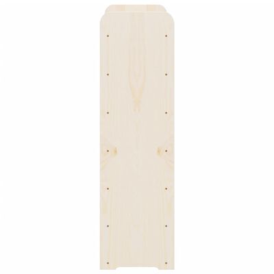 vidaXL Botellero con tablero superior madera maciza pino 67,5x25x87 cm