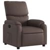 vidaXL Sill&oacute;n reclinable de cuero sint&eacute;tico marr&oacute;n