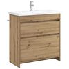 vidaXL Juego de muebles de ba&ntilde;o Roble artisan 81 x 40 x 84,5 cm