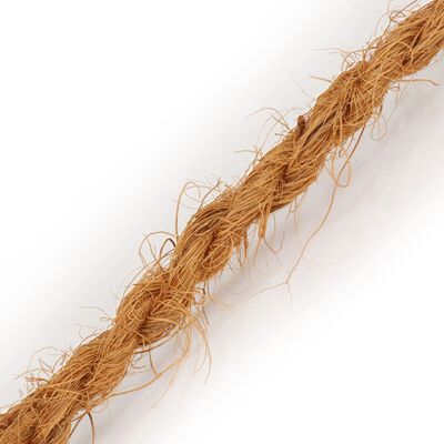 vidaXL Cuerda de fibra de coco 8-10 mm 100 m