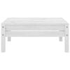 vidaXL Juego de muebles de jardín 4 pzas madera maciza de pino blanco