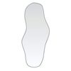 vidaXL Espejo de pared plateado 60x25 cm