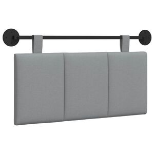 vidaXL Cabecero colgante Gris Claro tela