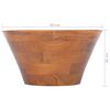 vidaXL Lavabo de madera maciza de teca &Phi;40x20 cm