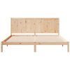 vidaXL Cama extralarga sin colch&oacute;n madera maciza 200x220 cm