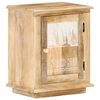 vidaXL Mesita de noche de madera maciza de mango 40x30x46 cm